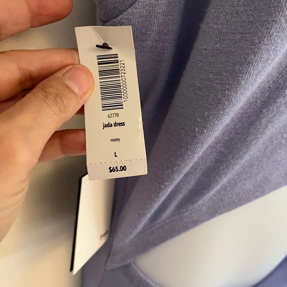 Wilfred Free Jada cutout bodycon lavender color size large. Vacation party dress - Picture 7 of 13